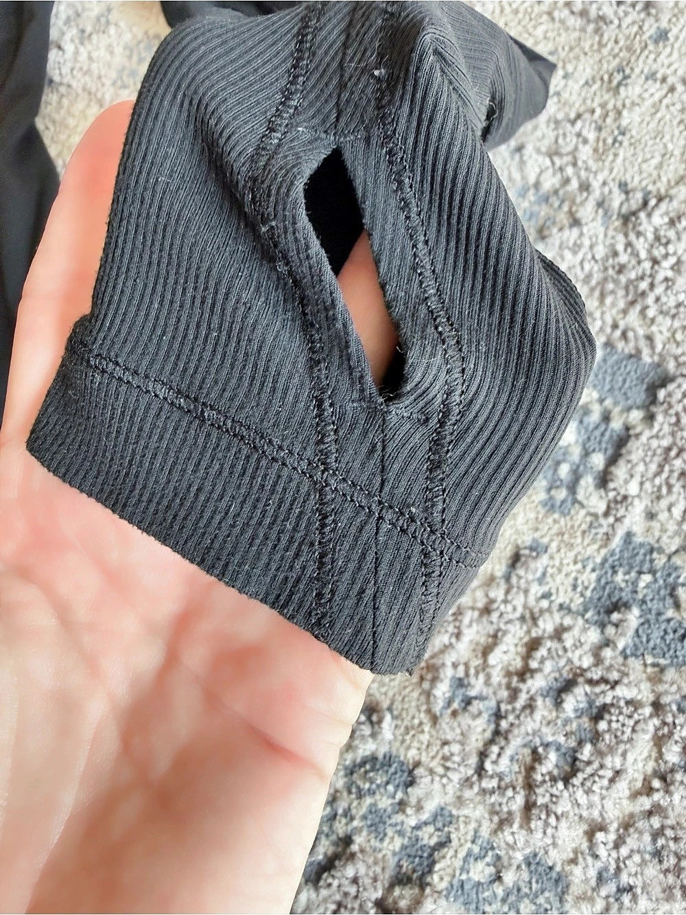 Lululemon Bhakti Yoga Jacket
asymmetrical zip-up sz 6 black - Picture 2 of 4